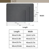 1 Uds. Almohadilla de drenaje para baño, mantel individual para grifo de cocina, 40-60cm - details 0