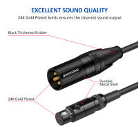 Cable Adaptador DREMAKE XLR Mini XLR a XLR para Cámara Certificado CE - details 0