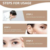 Crema para los Ojos de Pepitida Instantánea de 3 Minutos Eliminación de Arrugas, Levantamiento, Enderezo Adiós a las Ojeras, Hidratación Herramientas de Cuidado de la Piel Facial - details 7