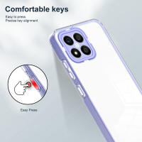 KEYSION-funda transparente a prueba de golpes para HONOR X8, 4G, TPU transparente + PC, 2 en 1, funda trasera de teléfono para Huawei Honor X8 - details 4