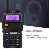 Baofeng-walkie-talkie UV 5R de doble banda, 5W, 8W, Radio bidireccional, Vhf, Uhf, Radio FM, transceptor de mano para caza, 16KM - details 6