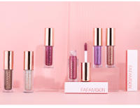 Sombra de Ojos Líquida Brillante Monocromática Barra de Maquillaje de Lentejuelas Doradas y Moradas para Realzar la Piel Impermeable y Brillante - details 17