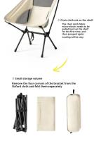 Sillas ultraligeras plegables portátiles para acampar, sillas de pesca en la playa con respaldos, muebles de exterior - details 13