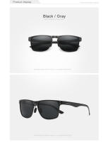 KINGSEVEN-gafas de sol polarizadas UV400 para hombre y mujer, lentes rectangulares de aluminio de alta calidad, accesorio deportivo de lujo para conducir - details 4