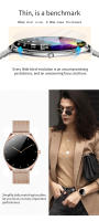 Reloj inteligente ultradelgado para hombre y mujer, SmartWatch con Bluetooth y llamadas, monitor de salud, asistente de voz, Pantalla Amoled de 8,6 pulgadas, 1,43mm, MT55, 2024 - details 3