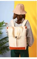 Mochila impermeable para ordenador portátil, de gran capacidad bolso de hombro, bolso de viaje portátil para mujer, Color de contraste - details 19