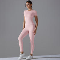 Hamidou Conjunto Deportivo Top de Yoga de Cintura Alta y Pantalones de Yoga - details 25