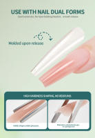Gel constructor Nailpop HEMA-FREE de 30g para extensión de uñas, color lechoso suave transparente/rosa, de larga duración, de construcción rápida, removible en remojo, gel UV para uñas. - details 5