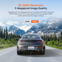 Versión Global 70mai Dash Cam M310 Resolución 1296P 130 ° FOV Control de Voz Inteligente Compatible con Vigilancia de Estacionamiento 24H Visión Nocturna 70mai M310 DVR para Auto - details 1
