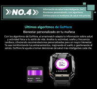Blackview W70 Pro Sport Smartwatch, pantalla HD de 2.01'' TFT reloj inteligente resistente para exteriores con iluminación LED de emergencia, llamadas Bluetooth, brújula - details 23