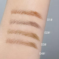 Lápiz de Cejas de Dos Punas Impermeable Punta Fina para Tatuaje de Cejas Duradero - details 1