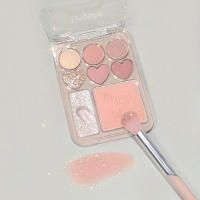 Paleta de Sombras de Ojos en Forma de Corazón 8 Colores de Brillo Perlado - details 6