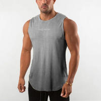 New Arrival Quick-drying Summer Men's Printed Basketball Bodybuilding Fitness Breathable Gyms Sports O-neck Tank Top - details 5