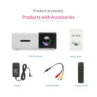 Salange YG300 Mini LED Proyector Yg300 Versión Mejorada 1000 Lumen 320x240P HDMI compatible USB Audio Home Media Player Beamer - details 9