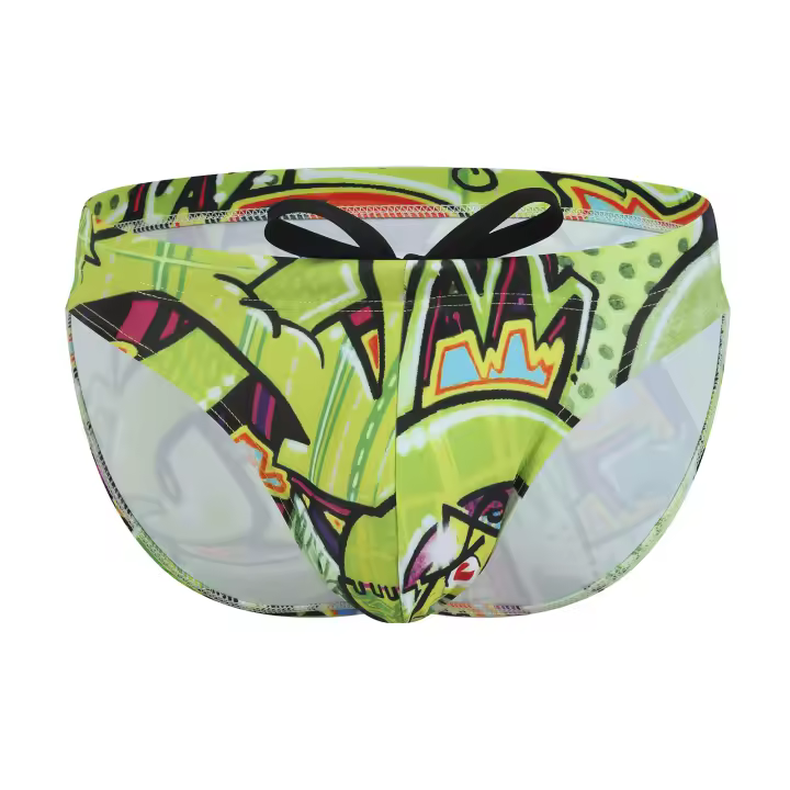 Calzoncillos de baño Traje de baño para hombre Sexy Traje de baño Bikini Elástico de tiro bajo Leopardo Ropa interior Ropa de playa Fiesta en la piscina Tomar el sol Slips hombre - 1