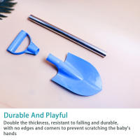Pala de Playa para Niños de Acero Inoxidable 56cm de Punta Engrosado para Juegos al Aire Libre - details 5