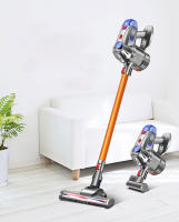 Aspiradora de Mano Inalámbrica con LED Potencia de Succión de 15kPa, Dos Motores, Iluminación, Desmontable, Batería Recargable, Limpieza de Polvo para el Hogar - details 0