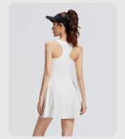 1 vestido deportivo para mujer, vestido antideslizante para exteriores, vestido de tenis con cremallera, vestido de bádminton para correr y fitness - details 9