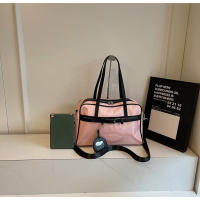 Bolsa de gimnasio para Fitness, bolso de hombro tipo bandolera portátil multifuncional para viajes al aire libre de gran capacidad, viaje de corta distancia - details 12
