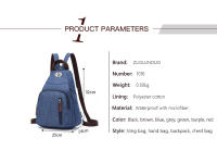 Mochila pequeña informal para mujer, mochila de diseño de marca de moda, mochila de viaje corta de gran capacidad, Mochila deportiva para estudiantes - details 0