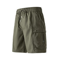 Pantalones Cargo de Verano para Hombres CHAIFENKO Cómodos, Ventilados, Múltiples Bolsillos, Material de Poliéster - details 1