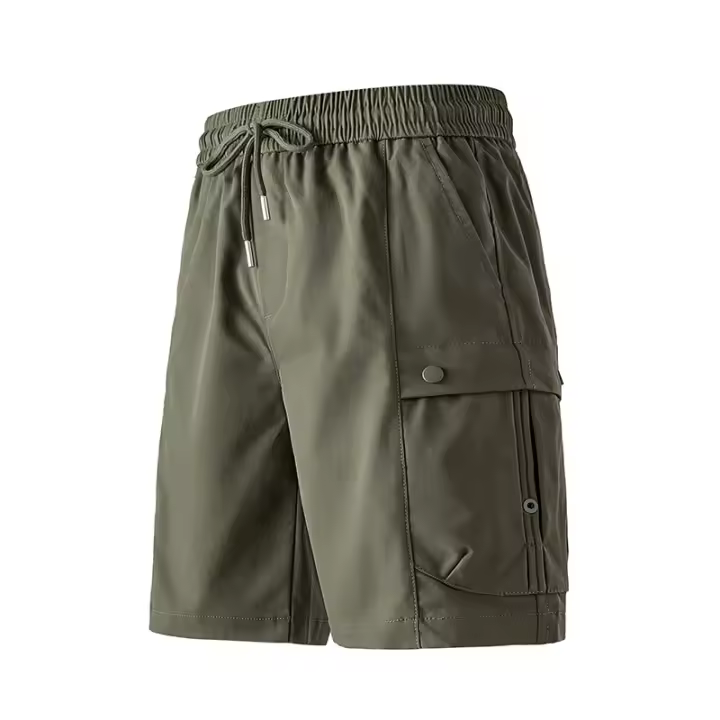 Pantalones Cargo de Verano para Hombres CHAIFENKO Cómodos, Ventilados, Múltiples Bolsillos, Material de Poliéster - 1