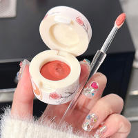 Mousse de Labios de Terraza de Mariposa Rosaje de Labios Impermeable con Pincel Terraza Gris Rosa - details 1