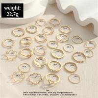 Juego de Anillos Geométricos Bohemios 30 Piezas de Oro y Plata para Uñas - details 19
