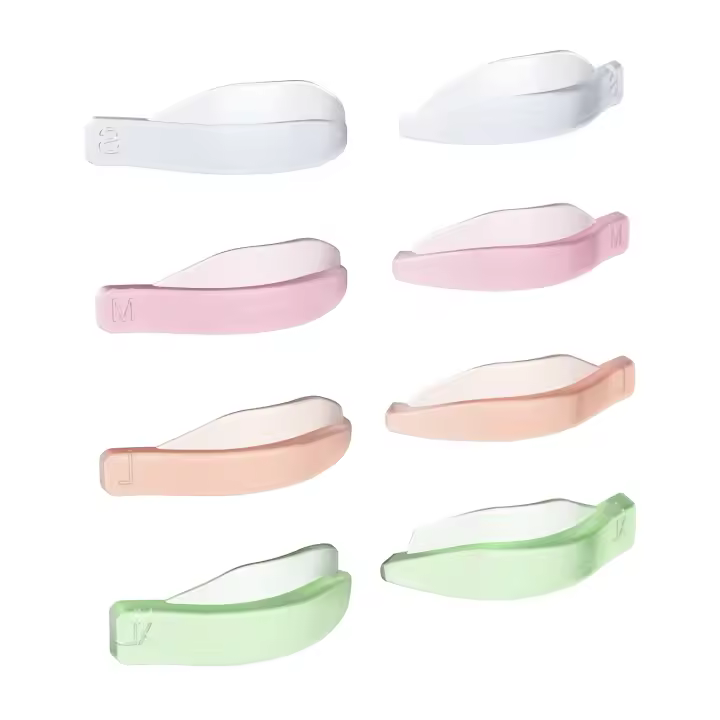 Jelly 4 pares de elevadores de pestañas de silicona, Kit de almohadillas para permanente, herramienta de varillas para rizador de ojos - 1