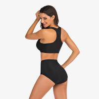 Bañador deportivo Rashguard para mujer, traje de baño sin mangas para surfear, ropa de playa 2023 - details 3