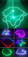 Proyector de escaneo láser de animación RGB a todo Color, 500MW, controlador DMX512, iluminación de escenario para discoteca, Bar, fiesta, DJ, boda, KTV - details 5