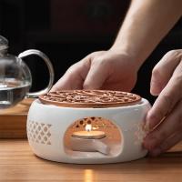 Soporte de cerámica para calentador de tetera, base de aislamiento para calentar té, café, agua, vela - details 1