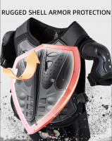 VEMAR Traje de armadura de motocicleta para niños, Protector de pecho y espalda para moto de cross, equipo de protección para niños, esquí, patinaje, codo, rodilleras - details 10