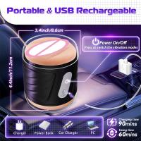 Masturbador automático para hombres, mamada, estimulador de coño, vibración, potente máquina Sexual, masturbación masculina, Juguetes sexuales, productos para adultos - details 6