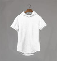 Gym Men Casual Fashion Hooded T Shirt Fitness Slim Fit Elasticity Breathable Bodybuilding Training Short Sleeve Tshirt Tee Tops - details 13