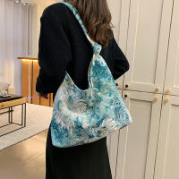 Bolso de hombro de gran capacidad para mujer, bolsos cruzados con pintura al óleo, monederos simples bonitos, bolsos de viaje para mujer, nueva moda - details 3