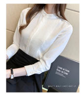 Camisa de mujer Top con botones de gasa Camisa blanca femenina - details 13