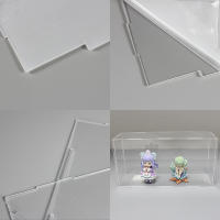 Vitrina transparente de acrílico, caja de almacenamiento para figuras, juguetes coleccionables, escaparate de protección, caja de encimera duradera - details 5