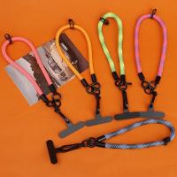 Correas portátiles para muñeca de teléfono móvil, cordón anticaída colorido de nailon con lengüetas de sujeción, Clip de cable colgante desmontable para teléfono móvil - details 6