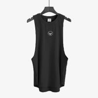 New Men Slim Fit Tank Tops Gym Fitness Bodybuilding Vests Summer Casual Fashion Solid Print Sleeveless Cotton Lengthen T-shirt - details 12