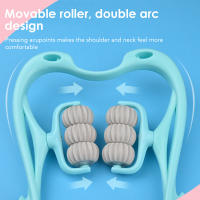 Masajeador Cervical para alivio del dolor, rodillo de mano Shiatsu, relajación muscular profunda, punto gatillo de presión de plástico - details 6