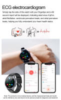 2025 Nuevo VE57 Pro Smartwatch Bluetooth Llamada ECG Detección de temperatura y frecuencia cardíaca Modo deportivo AMOLED Compatible Android IOS Smartwatch - details 16