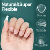 Nailpop-puntas de uñas instantáneas Apex, uñas postizas gruesas de calidad profesional, extensiones acrílicas de calidad de salón, suministros de uñas DIY duraderos, 140/150 Uds. - details 4
