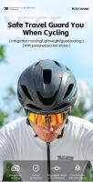WEST BIKING-casco de ciclismo aerodinámico ligero para hombre y mujer, gorra de seguridad deportiva, casco integrado para bicicleta de montaña y carretera - details 0