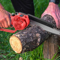 Sierra eléctrica sin escobillas ONEVAN de 8 pulgadas con engrasador automático, motosierra de mano para podar jardines, herramienta para trabajar la madera para baterías de 21V y 18V - details 8