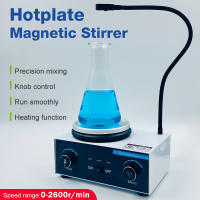Agitador magnético de calefacción, mezclador de placa caliente de 2L, agitador ajustable de 2600 RPM, dispositivos termostáticos de laboratorio con enchufe europeo para biología médica - details 10
