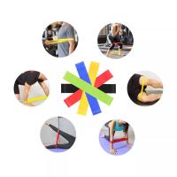 Bandas de resistencia deportivas para Yoga, varios colores, equipo de gimnasio, TPE, bandas elásticas para Fitness en casa, entrenamiento de fuerza para Pilates - details 8