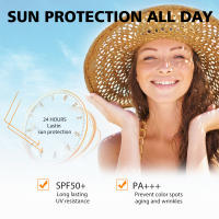 Barra de Protección Solar No Pegajosa Control de Aceite Refrescante Lotoion Isoladora Hidratante - details 2