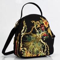 Bolso cruzado bordado para mujer, bandolera cuadrada a la moda, Vintage, con cerradura - details 3