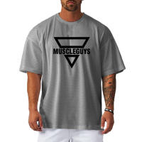 New Summer Oversized Quick Dry T-Shirt Gym Bodybuilding Fitness Loose Casual Mesh Short Sleeve Shirt Men Street Hip Hop T Shirt - details 4